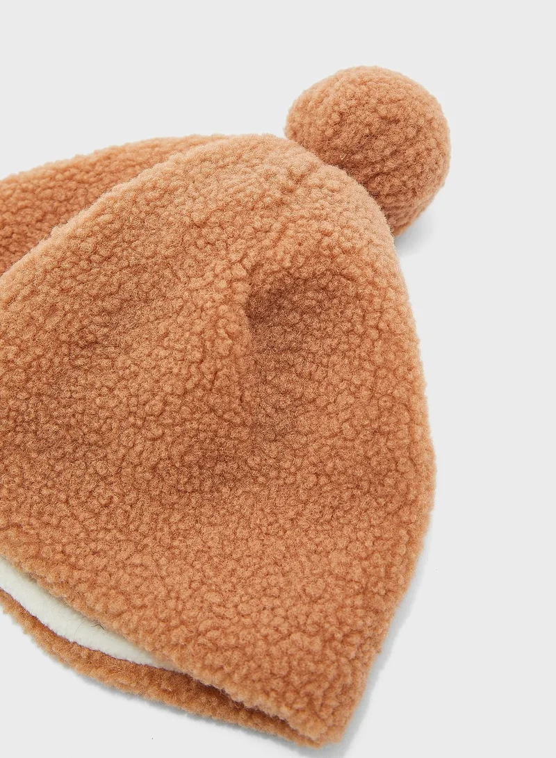 TOPSHOP Borg Pom Beanie