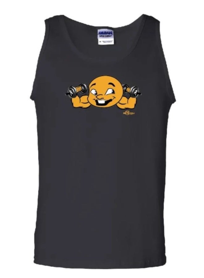 Men's Ultra Cotton Gym Tank Top - 100% US Cotton Sleeveless Vest - Train Don't Complain Graphic