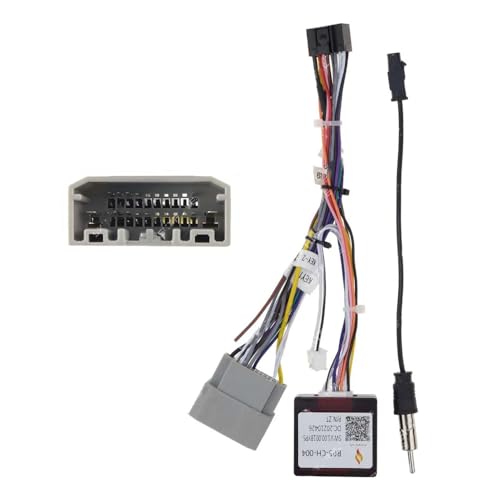 Bestycar 16pin Car Stereo Radio Power Retrofit Wiring Harness Adatper fits for Jeep Wrangler Cherokee Compass Grand Patriot Dodge Caliber Voyager Chrysler Sebring - Image 1