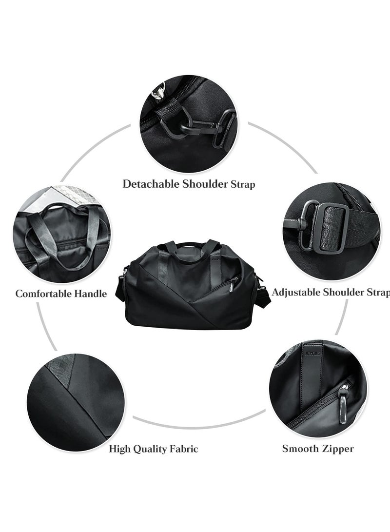 KYD Gym Bag for Men & Women with Shoe Wet Compartment and Wet Pocket, Waterproof Sports Bags for Men, Weekender Overnight Bag, Sport Gym Tote Bags Swimming Yoga - Image 5