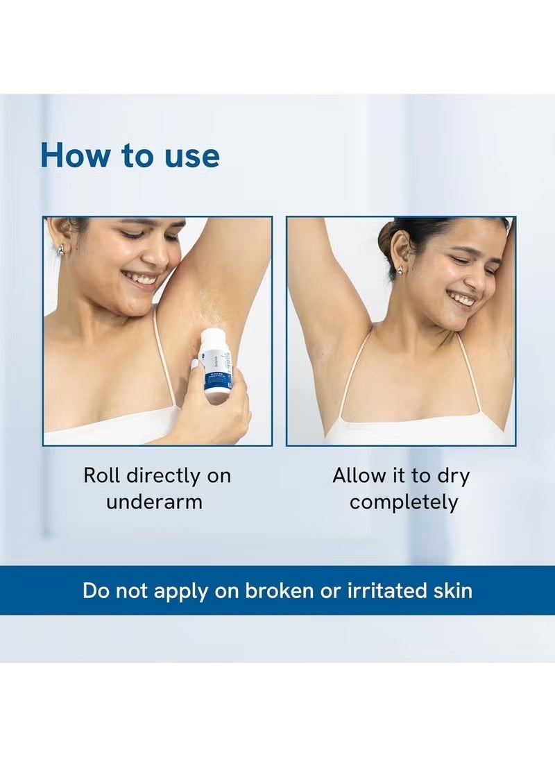 Be Bodywise 4% AHA BHA Underarm Roll On | 2% Lactic Acid, 1% Salicylic Acid | Controls Odour & Reduces Pigmentation, Kills Bacteria for Radiant Underarm | Aqua Fragrance | 50ml - Image 5