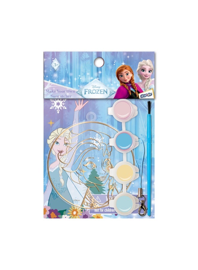 Disney Frozen Elsa Make Your Own Suncatcher | Painting Kit | Art & Craft For Kids | Fun Staycation Activity | Age 3+ - Image 1