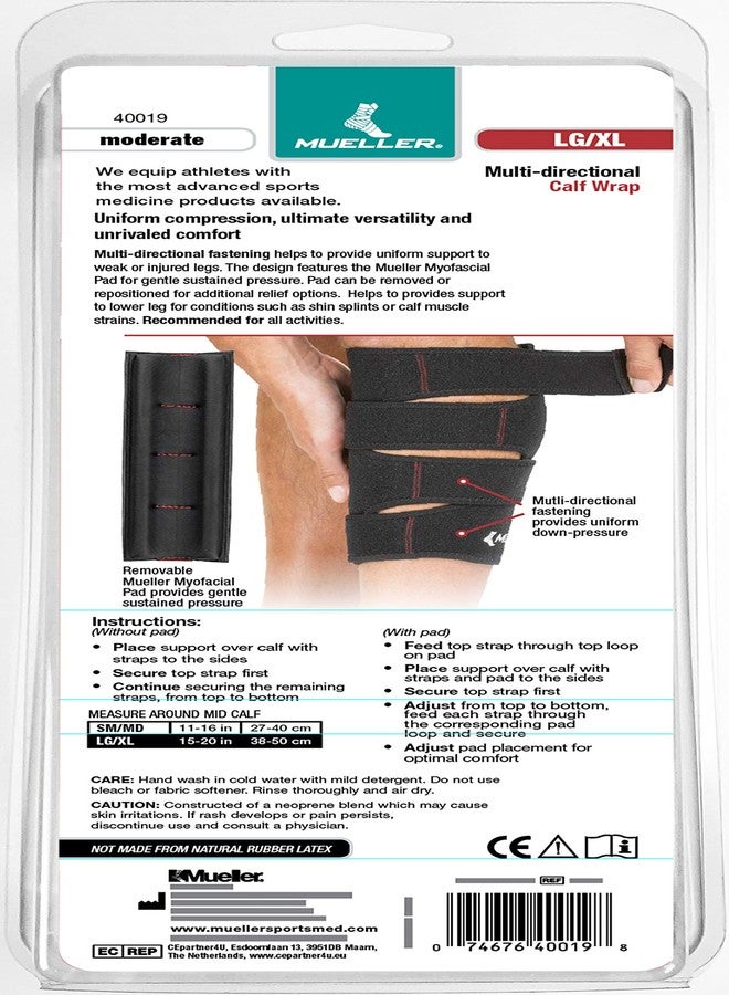 MUELLER Sports Medicine Multi-Directional Calf Warp, Support Wrap for Lower Leg, Self Adhesive Bandage, Athletic Compression Sleeve for Injuries and Pain Relief, Large/X-Large - Image 5