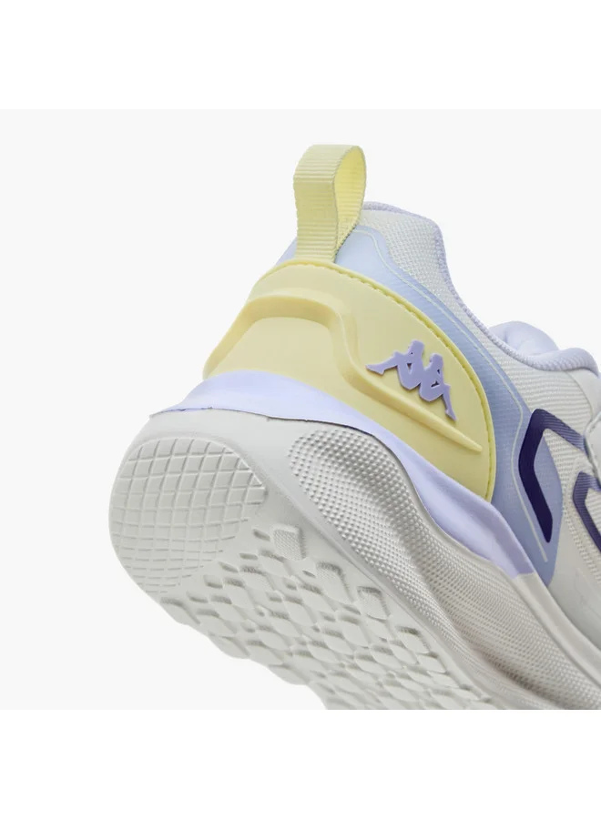 Kappa Boys Printed Sports Shoes with Hook and Loop Closure