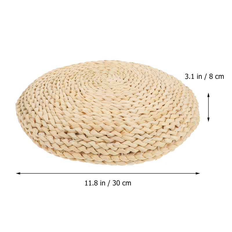 1Pc Round Cushion Cozy Tatami Cushion Floor Pillow Yoga Seat Mat - Image 3