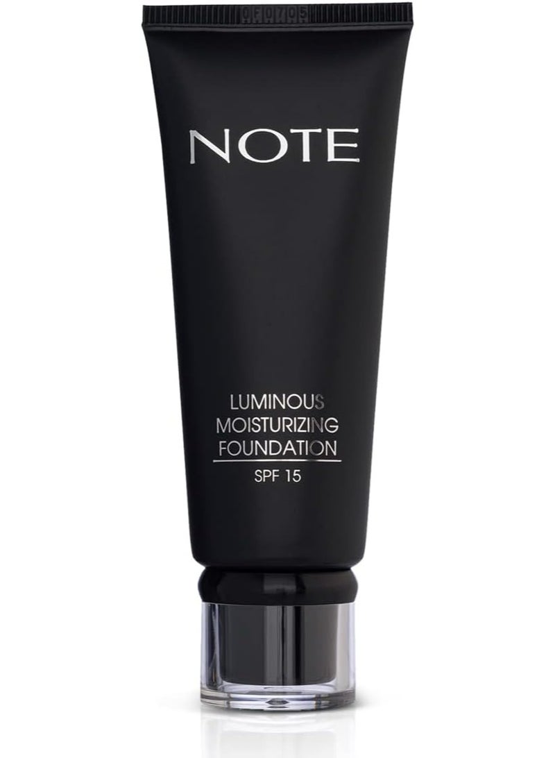 Note Cosmetique Luminous Moisturizing Foundation - 01 Beige - 30 ml - Image 1