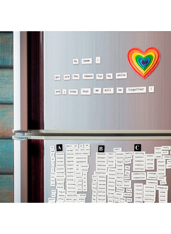 Simply magic 1138 PCS Complete Poetry Magnets Kit, Word Magnets for Fridge, Poem Magnets, Word Fridge Magnets, Sentence Building, Sentence Magnets to Write Poems, Stories, Conversations - Simply Magic - Image 2