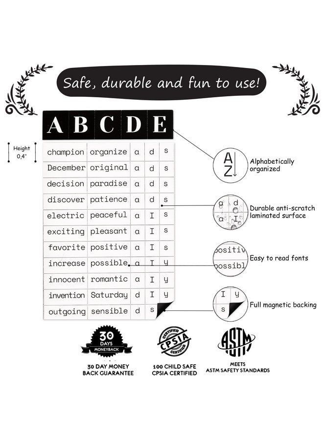 Simply magic 1138 PCS Complete Poetry Magnets Kit, Word Magnets for Fridge, Poem Magnets, Word Fridge Magnets, Sentence Building, Sentence Magnets to Write Poems, Stories, Conversations - Simply Magic - Image 4