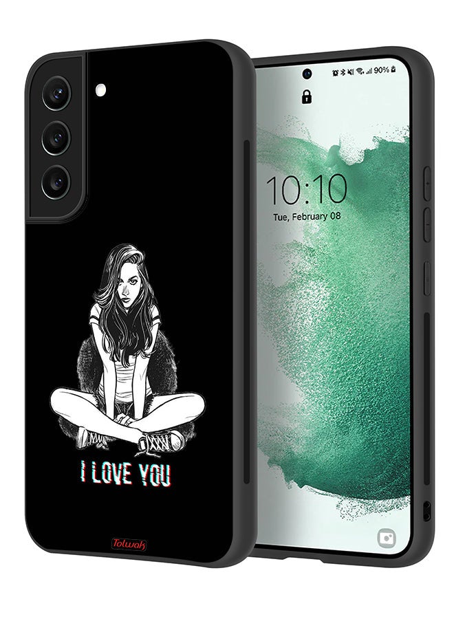 Tolwak Samsung Galaxy S21 5G Protective Case Cover I Love You Art - Image 1