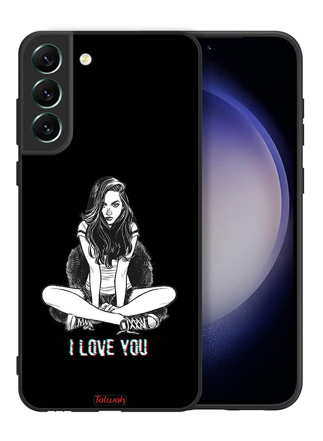 Tolwak Samsung Galaxy S21 5G Protective Case Cover I Love You Art - Image 2