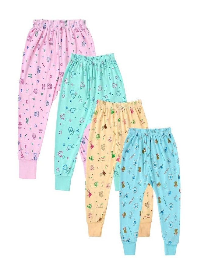 CHACKO Pure Cotton Pyjamas for Baby Boys & Baby Girls (Multicoloured) (Pack of 4),6-12 Months - Image 1