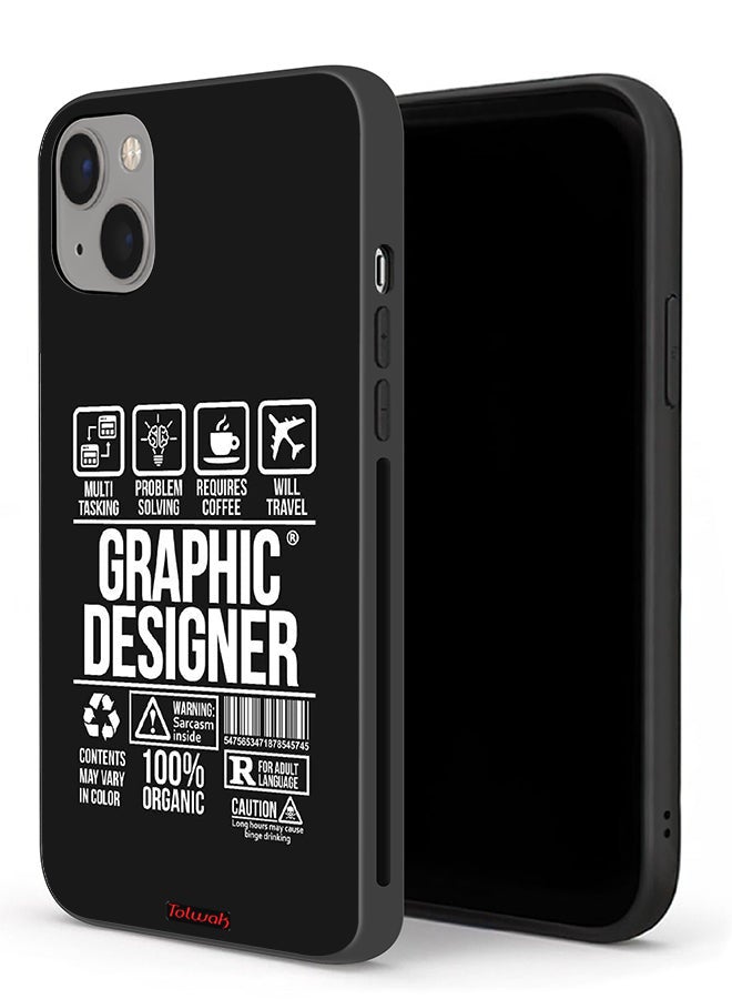 Tolwak غلاف حماية آبل آيفون ١٣ ملصق مصمم جرافيك - Image 1