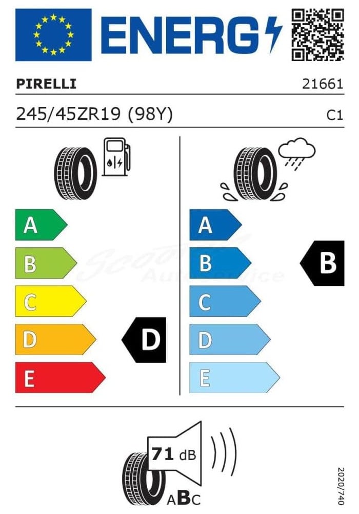 Pirelli P Zero (MGT) Tire for Maserati Ghibli - 275/40ZR19 - Image 2