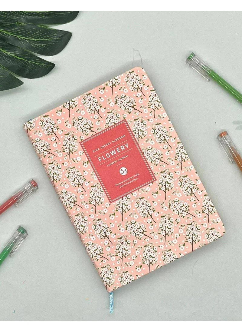 Kağıt Gemi Dükkan Cherry Blossom Agenda Notebook Planner-Bullet Journal