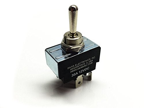 GAMA Electronics 30 Amp Toggle Switch 3 Position Polarity Reversing DC Motor Control- Momentary - Image 4
