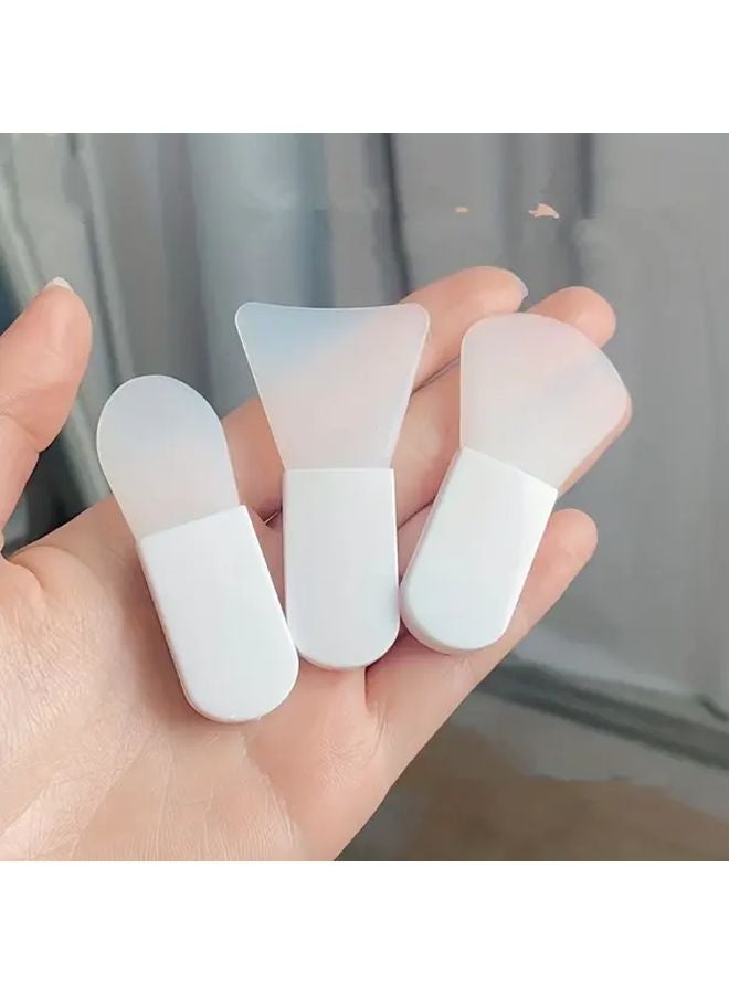 Silicone Face Mask Brush Set Mini Portable For Facial Mud Cosmetic Masks - Image 2