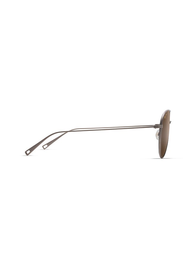 MAUI JIM Unisex Polarized Aviator Sunglasses - MJH885-01 57 - Lens Size: 57 Mm  - Image 3