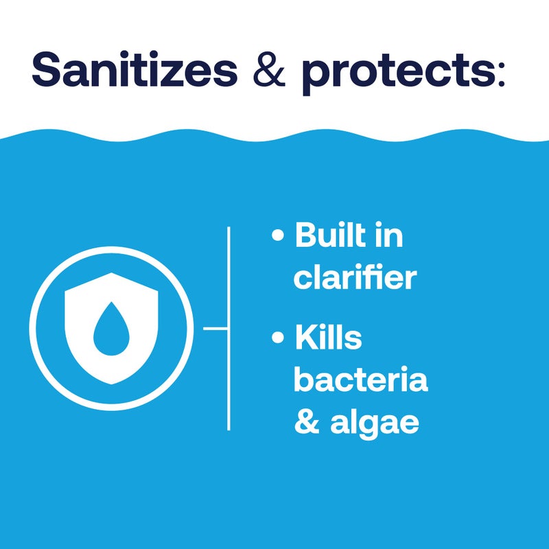 HTH 42051 Swimming Pool Care 3"" Chlorine Tabs Advanced  Swimming Pool Chlorinating Sanitizer  8oz - Image 2