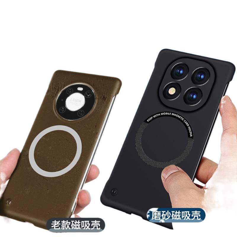 غطاء MagSafe بPC لـ Redmi Note 14 Pro مع حماية من السقوط ومغناطيس قوي مع مقاوم للصدمات مع تصميم بدون إطار مع ملمس ناعم باللون أزرق داكن مغناطيسي باللون الأزرق باللون الأحمر - Image 5