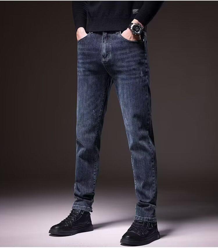 Unisex Classic Denim Jeans Loose Fit Daily Outdoor Wear - Image 3