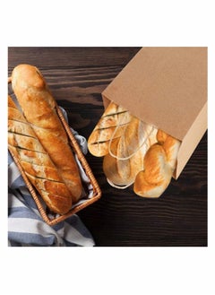 Y&D Brown Paper Bags, with Handles Kraft Gift Reusable Bag Present for Grocery Baking Shopping, Wedding Christmas Birthday, Restaurant takeouts, Retail, 15 x8x 21cm - 60 pcs  - Image 2