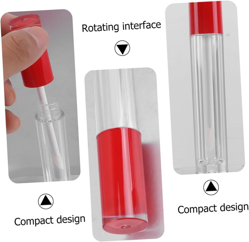 Multi item matching Baluue 10pcs Empty Lip Gloss Containers Durable Tubes for Lip Liquid Oil and Gloss Lightweight and Portable Makeup Bottles Red for Daily Use Salt resistant coating Single & bulk use compatible Market need oriented construction Simple multi-feature practical build Desert area eligible deliver All condition resistant crafted quality Scheduled warehouse deliver One piece build Comfort grip Practical experience crafted Advanced minimal build Simple multifunctional build Ready-to-ship local stock Field tested quality Demand fit global economical quality Upgraded simple practical design In-Kingdom stored commodity Individual & group usable All environment compatible Fixed delivery schedule Instant order available stock Long term storage compatible Cost effective upgraded craftsmanship Daily use improved quality - Image 3