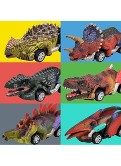 6 Pack Dinosaur Toy Pull Back Cars, Dino Toys for 3 Year Old Boys Girls and Toddlers,Boy Toys Age 3,4,5 and Up,Pull Back Toy Cars,Dinosaur Games with T-Rex (Random Colors) - pzsku/Z6E766DEDAB41D4086023Z/45/_/1734602502/da4d2077-5ee9-41a0-b017-117c1efa1b13