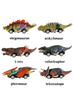 6 Pack Dinosaur Toy Pull Back Cars, Dino Toys for 3 Year Old Boys Girls and Toddlers,Boy Toys Age 3,4,5 and Up,Pull Back Toy Cars,Dinosaur Games with T-Rex (Random Colors) - pzsku/Z6E766DEDAB41D4086023Z/45/_/1734602524/ccc3d2d0-f7c9-42cf-bdde-81b80f492006