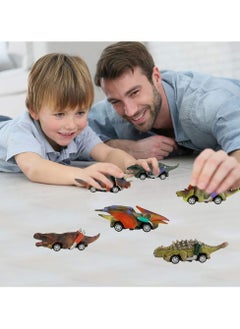 6 Pack Dinosaur Toy Pull Back Cars, Dino Toys for 3 Year Old Boys Girls and Toddlers,Boy Toys Age 3,4,5 and Up,Pull Back Toy Cars,Dinosaur Games with T-Rex (Random Colors) - pzsku/Z6E766DEDAB41D4086023Z/45/_/1734602527/4b01363e-69ba-4e7c-a678-abb237883925