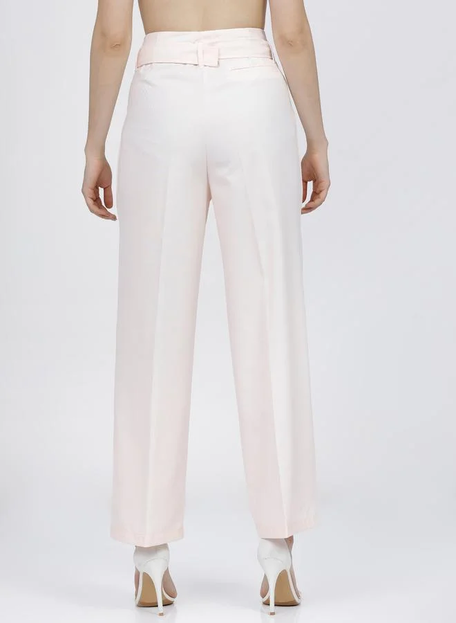 Tokyo Talkies High Rise Pleated Parallel Wide Leg Trouser by Styli