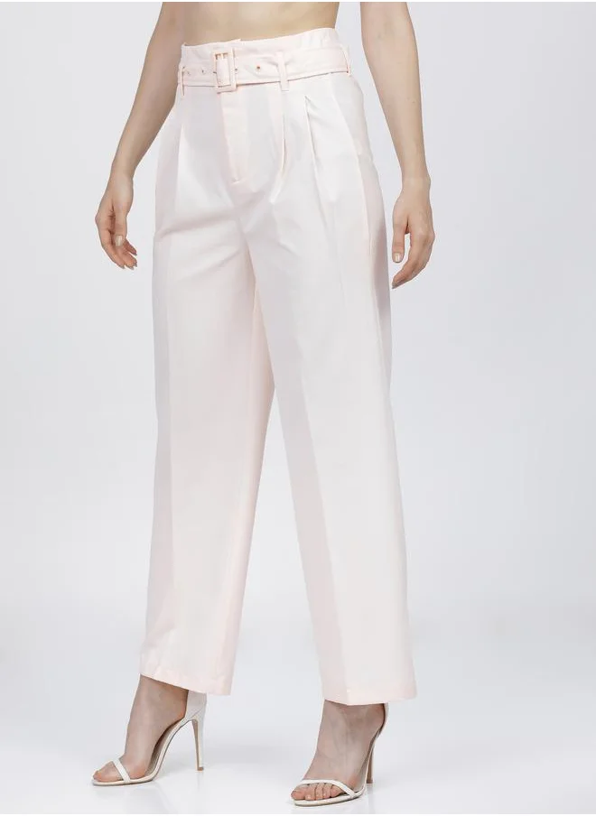 طوكيو توكيز High Rise Pleated Parallel Wide Leg Trouser