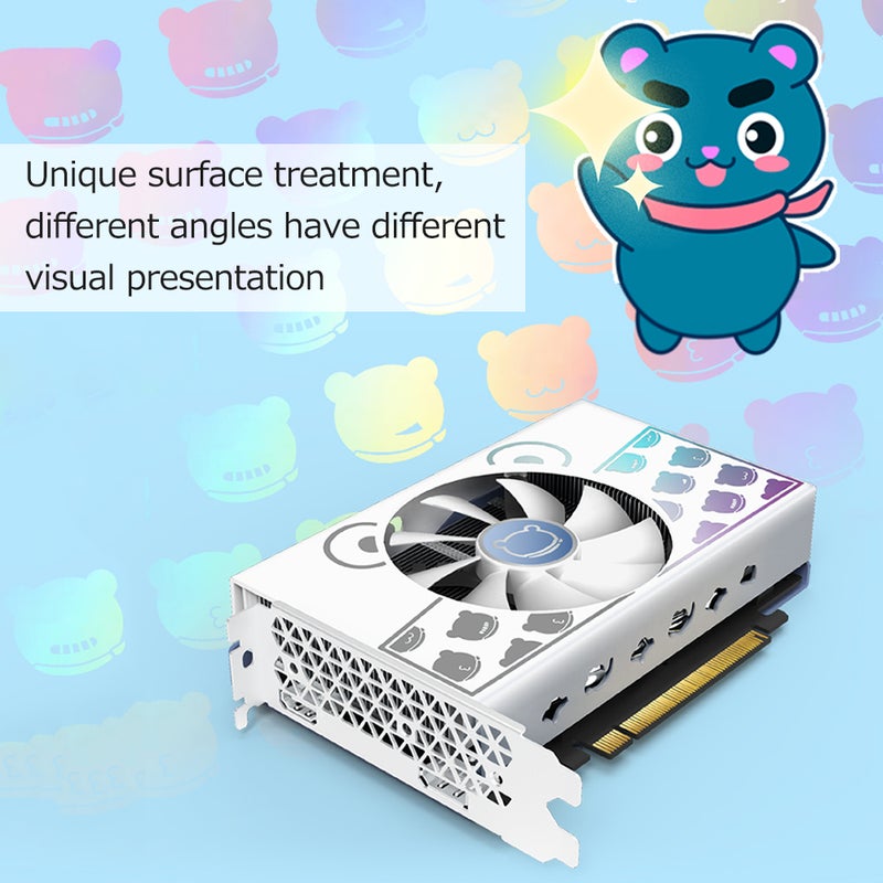 Gaming Graphics Card 4G/64bit GDDR6 Memory - Breakthrough AMD RDNA 2 Architecture Video Card with Cool Quiet Cooling System for PC Gaming Enthusiasts - Image 3
