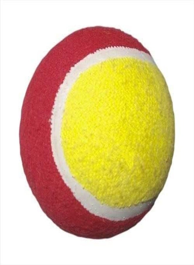 Spiro Soft Cricket Solid Tennis Balls Practice, Training for All Age Group, Recommended for Indoor/Outdoor Street & Beach Cricket (Pack of Nine) (Color : Red & Yellow) - Image 4