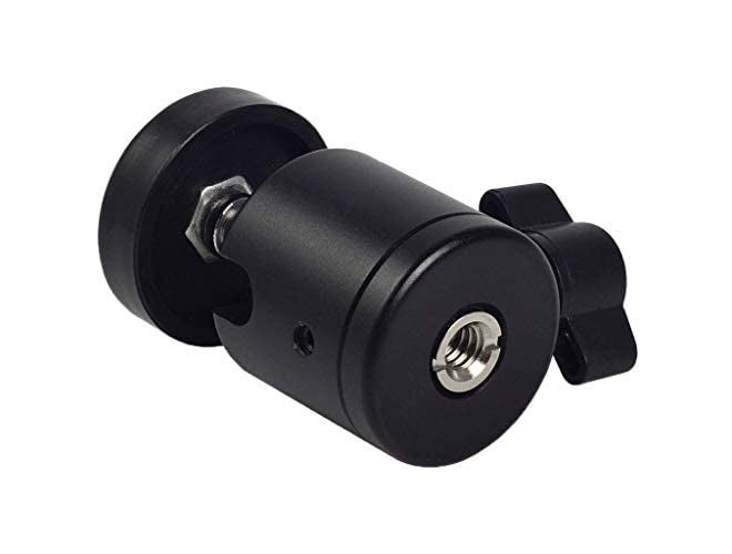 MILLETS Swivel Mini Ball Head 1/4" Screw 360 Degree Aluminium Alloy Body Rotating Swivel Mini Tripod Ball Head With 1/4" Screw Thread Base Mount For Lighter Dslr Camera Camcorder,Multi-coloured - Image 3