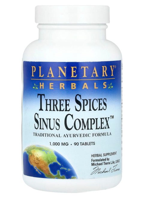 Three Spices Sinus Complex™ 1000 mg 90 Tablets (500 mg per Tablet)