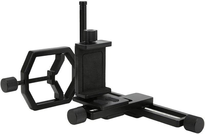 حامل الهاتف الذكي العالمي القابل للتعديل من سبائك الألومنيوم للتلسكوبات ومناظير الرصد - Image 5