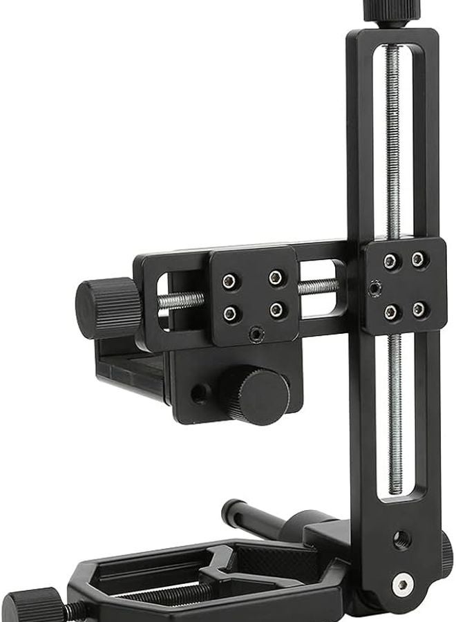 حامل الهاتف الذكي العالمي القابل للتعديل من سبائك الألومنيوم للتلسكوبات ومناظير الرصد - Image 3