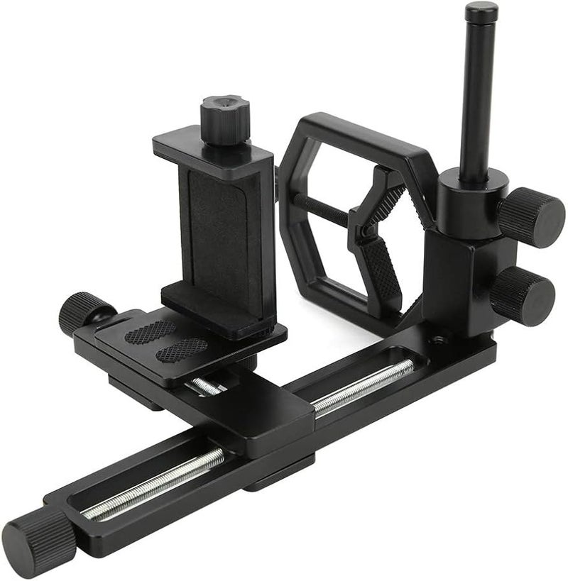 حامل الهاتف الذكي العالمي القابل للتعديل من سبائك الألومنيوم للتلسكوبات ومناظير الرصد - Image 4