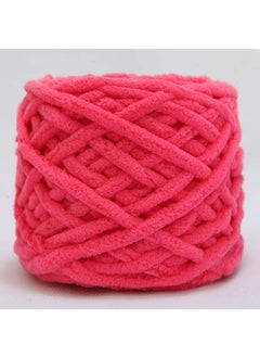 Ice Cream Striped Soft Thick Yarn Handmade Diy Knitted Scarf Yarn Ball Crochet Hook Slipper Self-knitted Ball 10 watermelon red