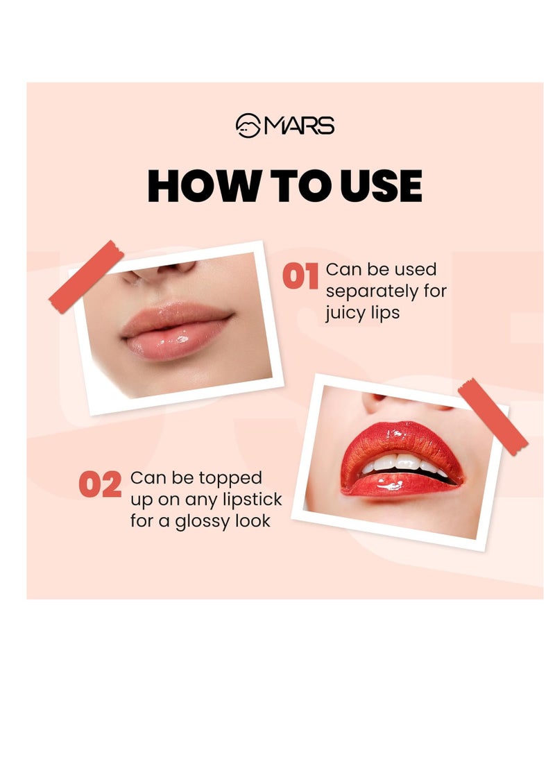 مارس ملمع شفاه مارس كوارتز شفاف للنساء، مرطب ولمعان عالي، خفيف الوزن ومريح، 3.0 مل - Image 5