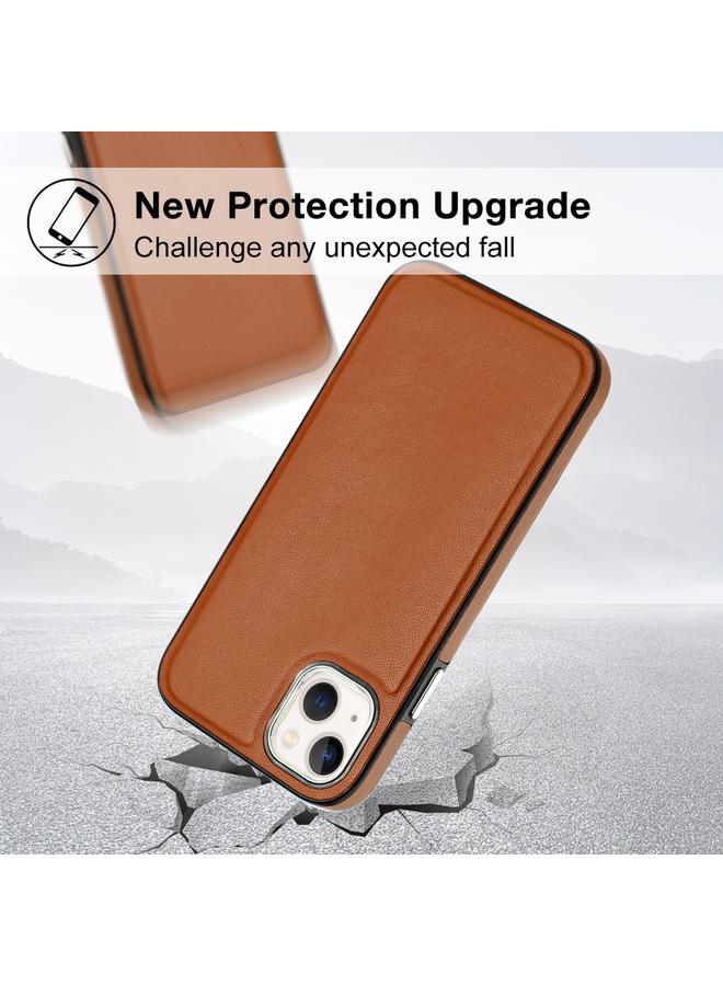 Zaboon Case For iPhone 13 Leather Texture Full Coverage Phone Case - Image 3