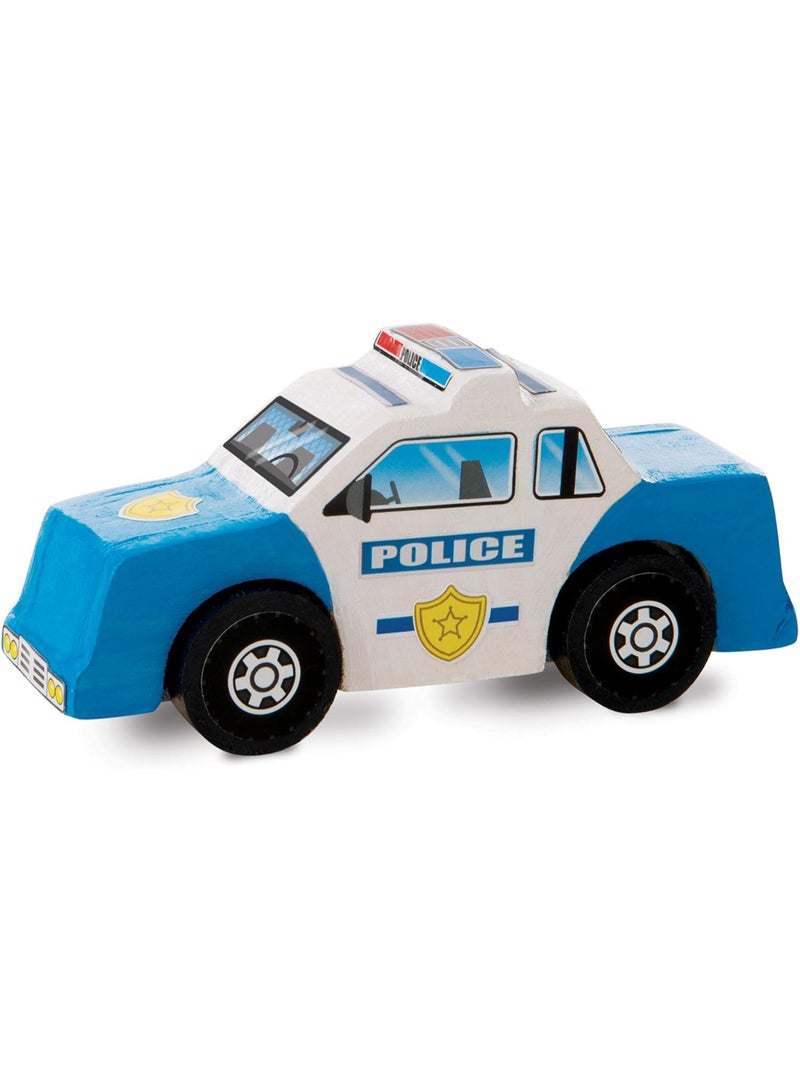 Melissa & Doug Wooden Rescue Vehicles Craft & Paint Kit for Kids – 3 Vehicles (Police, Fire Truck, Air Rescue Helicopter) Melissa & Doug - Image 5