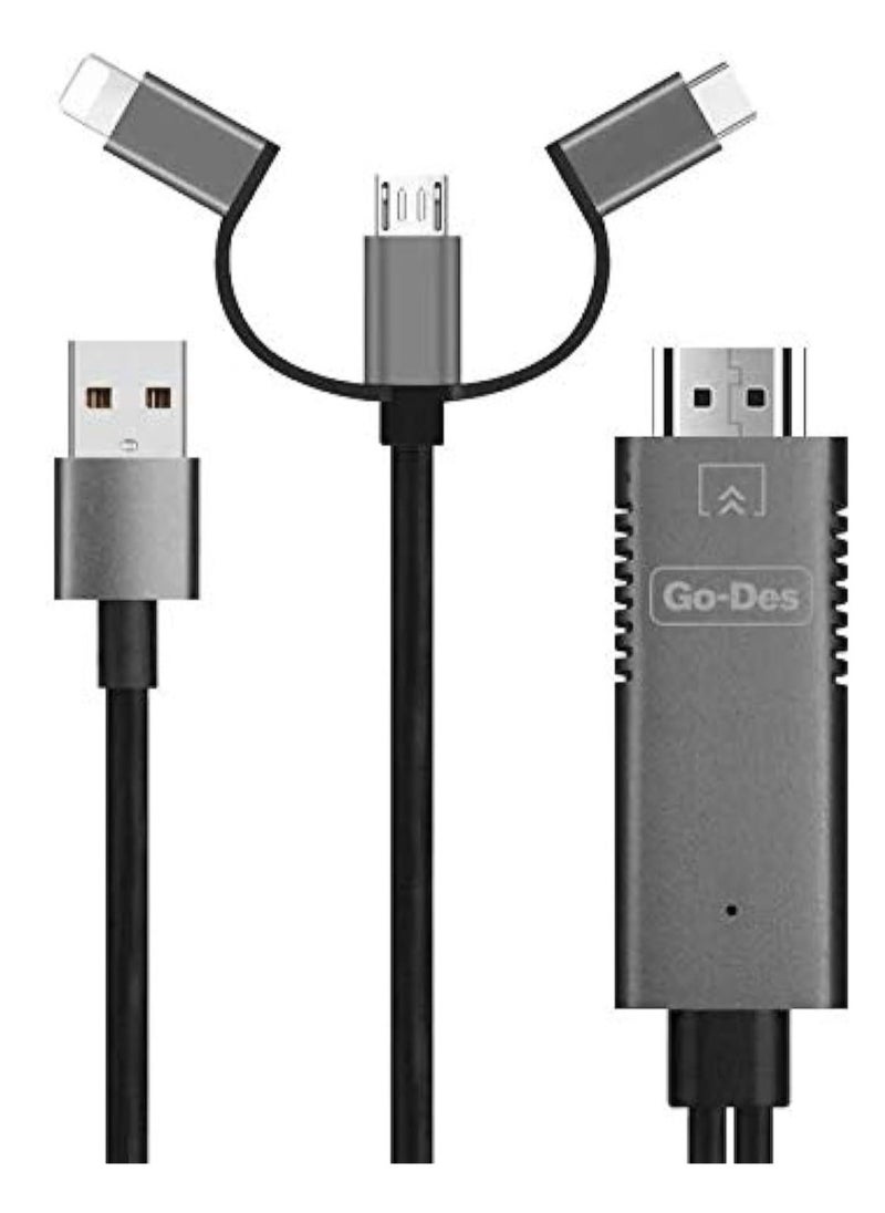 ماركة غير محددة - NEW Plug and Play Mobile Phone Cable – Fast Charging u0026 High-Speed Data Transfer for Android/iOS Devices - Image 1