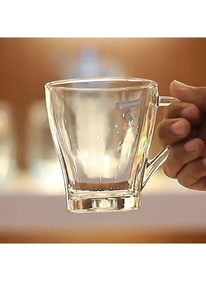 Luminarc 6-Piece Tempered Glass Mug Clear 280 Ml E7044