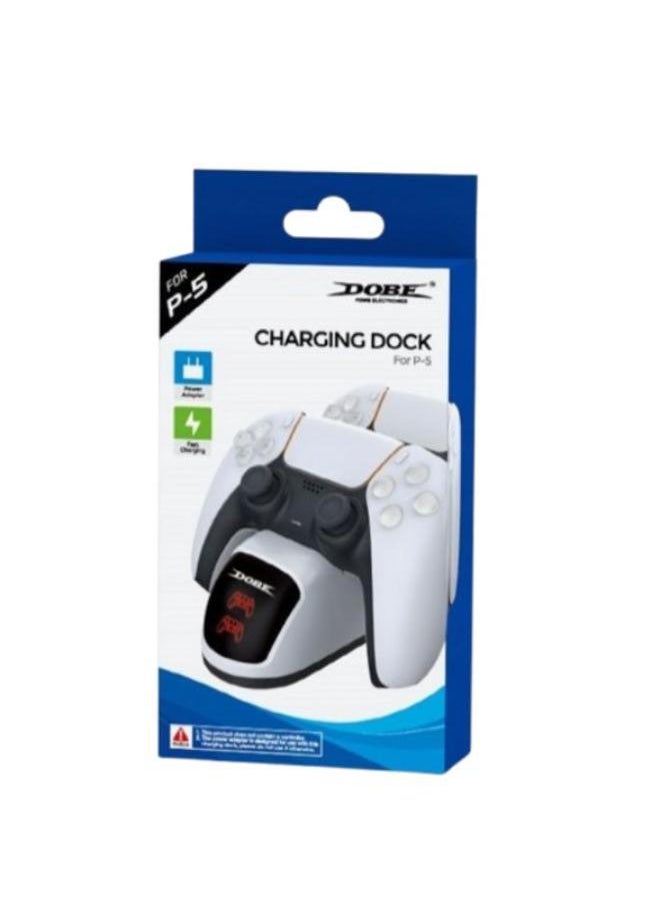 DOBE - Ps5 Controller Charging Dock For Playstation - 5 Controller - Image 1