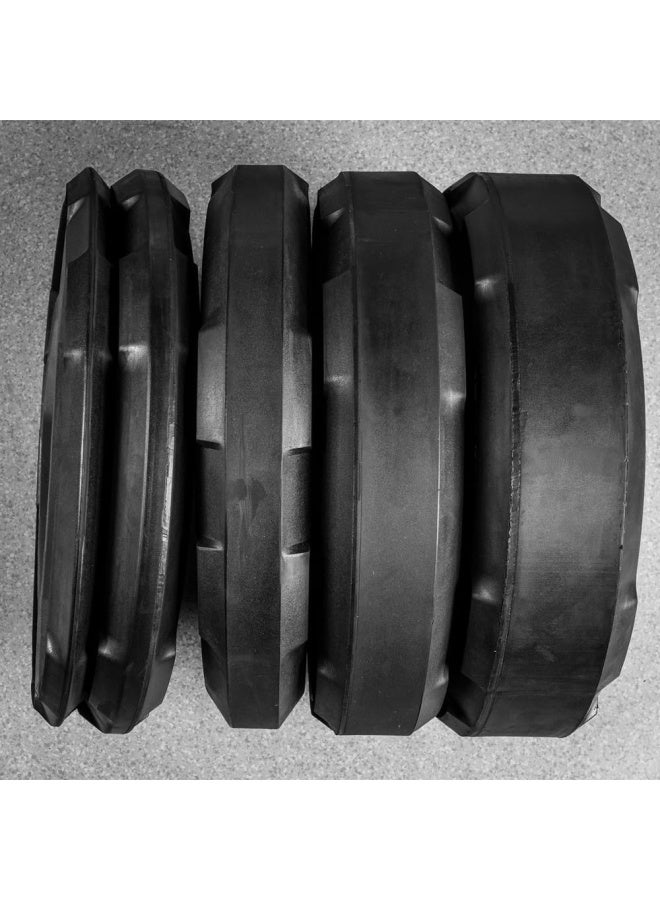 Liveup لوحة مطاطية بوزن 5 كجم باللون الأسود LP8022 - 05 (العلامة التجارية: لايف أب) - Image 4