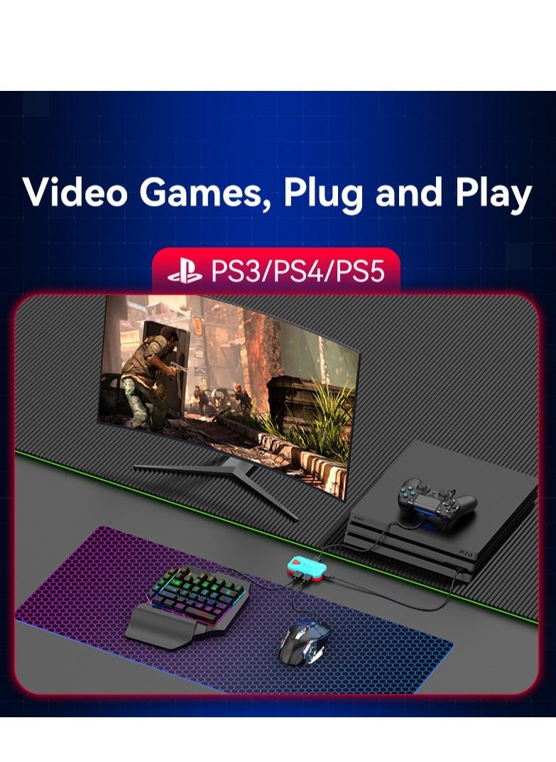 Generic - Keyboard and Mouse Adapter, Mouse and Keyboard Converter for PS3, PS4, PS5, Xbox360, Xbox ONE, Xbox Series and Nintendo Switch - Image 1