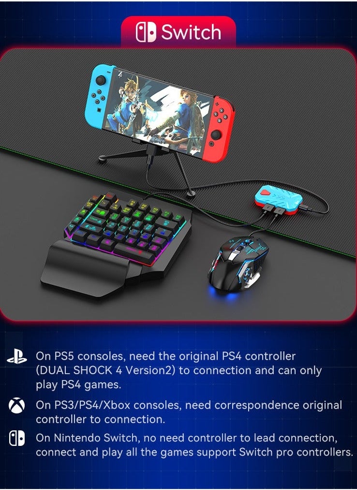 Generic - Keyboard and Mouse Adapter, Mouse and Keyboard Converter for PS3, PS4, PS5, Xbox360, Xbox ONE, Xbox Series and Nintendo Switch - Image 1