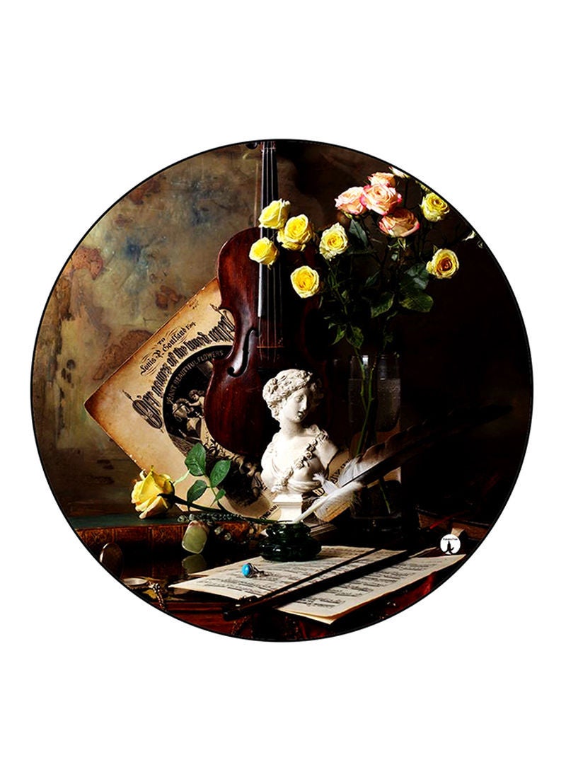 RKN Vintage Art Printed Mouse Pad Multicolour