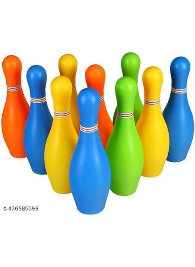 Toy Box Bowling Set with 10 Pins and 2 Balls Educational Bowling Toy for Kids Sport Game - Image 2